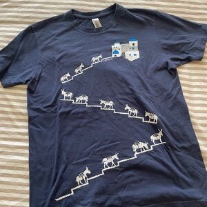 Donkey TShirt Womens Small Navy (from Greece!)